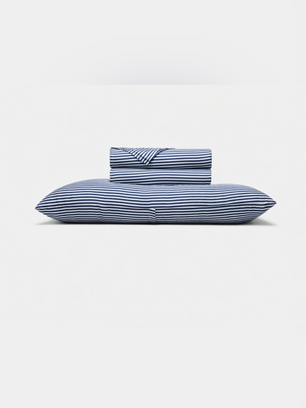 Cozy Earth Bamboo Sheet Set - Classic Stripe in Pacific Blue - Twin/Twin XL NWT